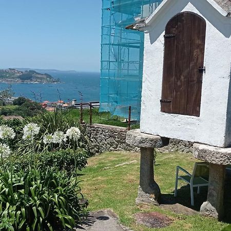 Villa A Barraca. Casa Con Jardin Y Vistas A La Ria Bueu Exterior foto